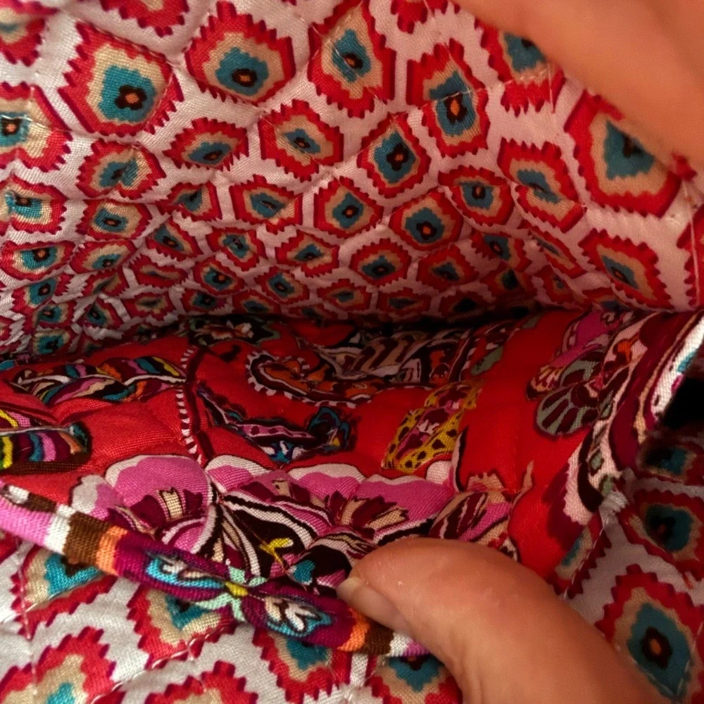 Vera Bradley Pink Patterned Laptop Bag - Picture 5 of 7